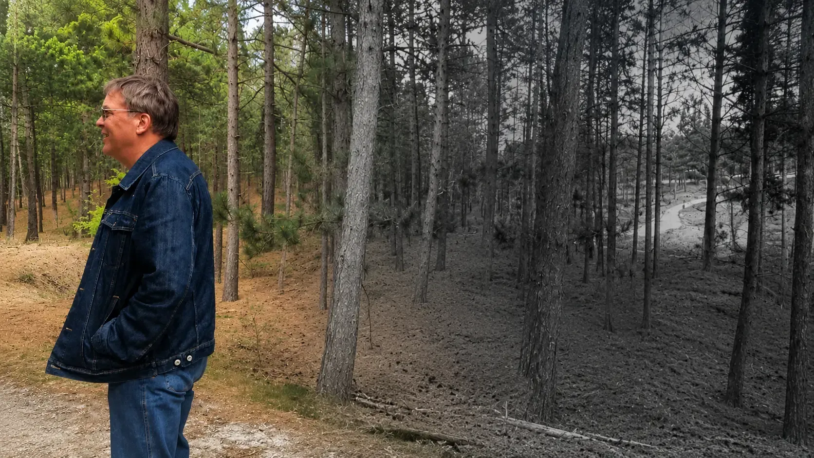 Martin in Forest