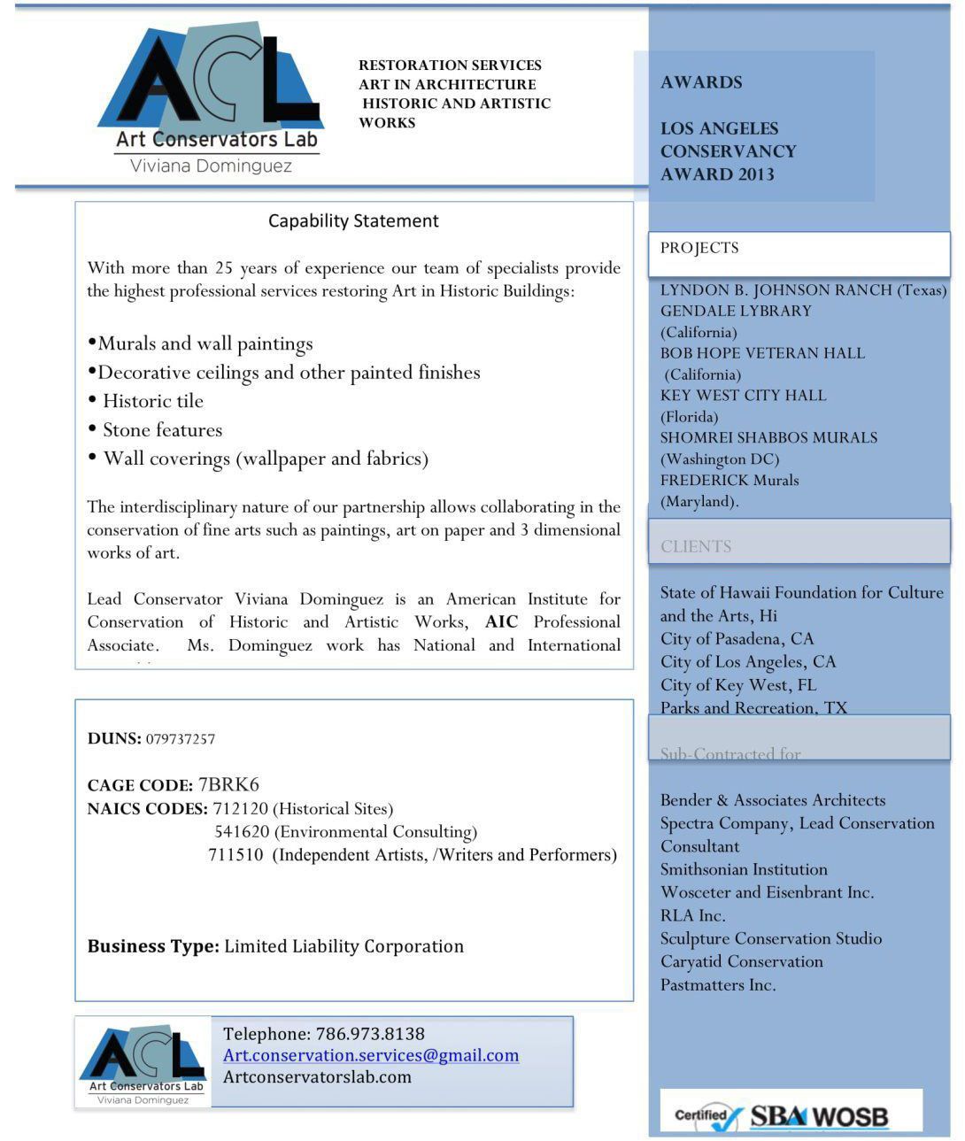 Capability Statement