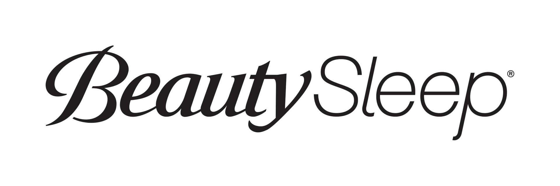 The BeautySleep logo in black serif text on a white background.