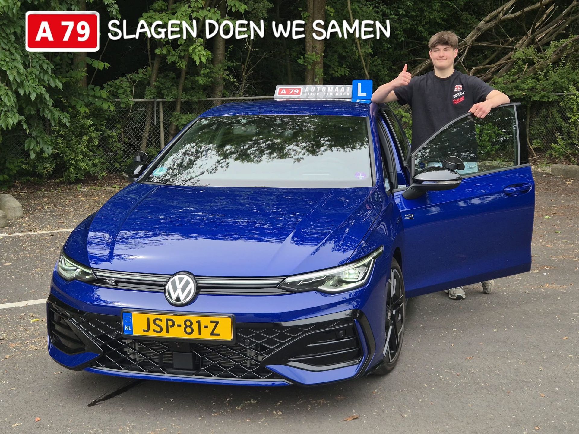Geslaagd voor her B automaat rijbewijs