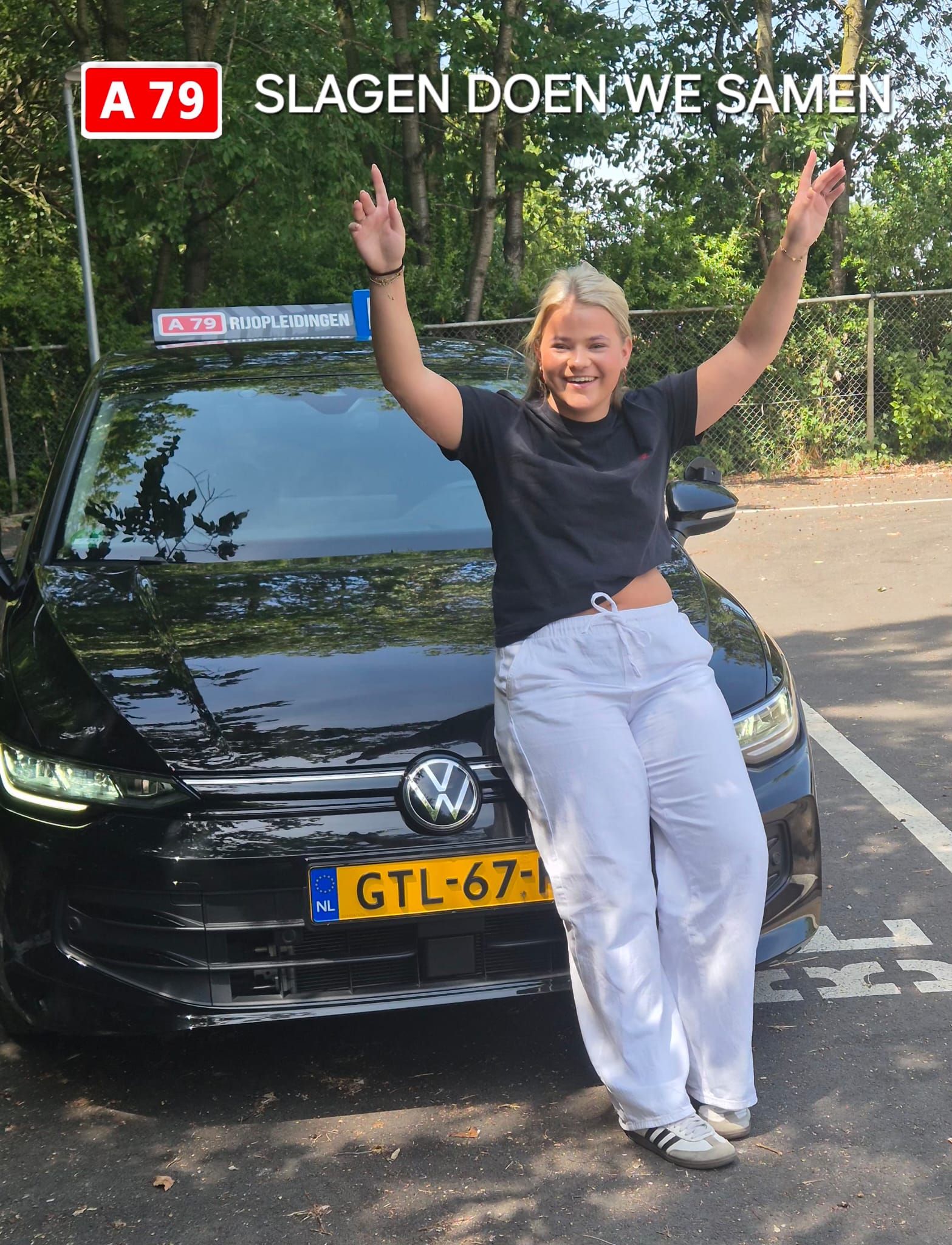 Geslaagd voor het B rijbewijs