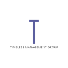 Logo of Timeless Management Group, with 