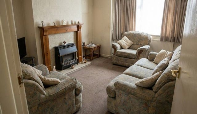 After a living room house clearance in Cardiff