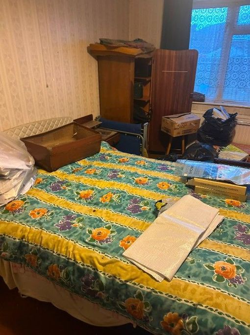 Bedroom to be cleared by J&Z House Clearance