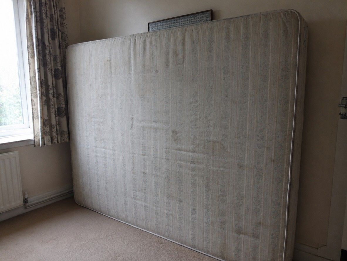 Mattress ready for collection by J&Z House Clearance in Cardiff