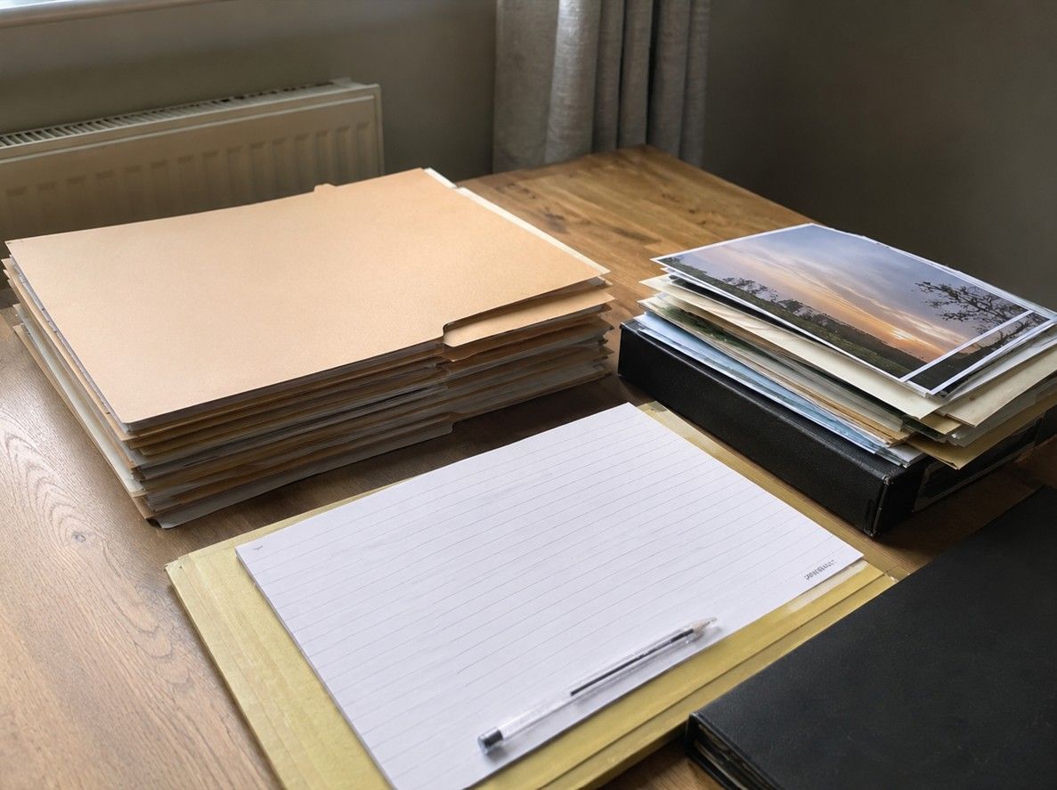 Selection of probate documents provided by J&Z House Clearance as part of the probate clearance service