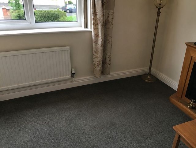 Living room cleared after sofa collection by J&Z House Clearance Cardiff