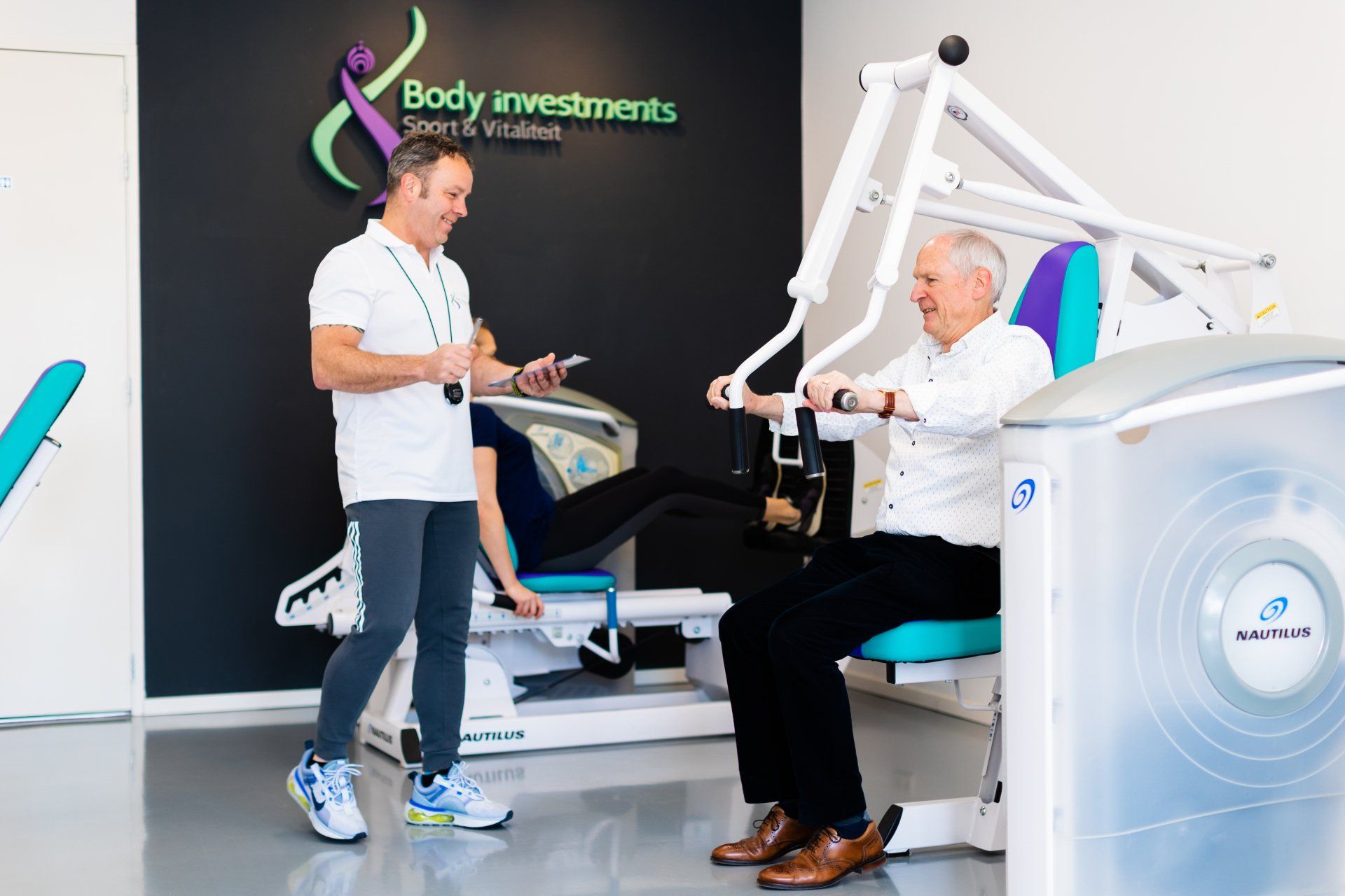 Training in de studio van Body Investments in Den Bosch