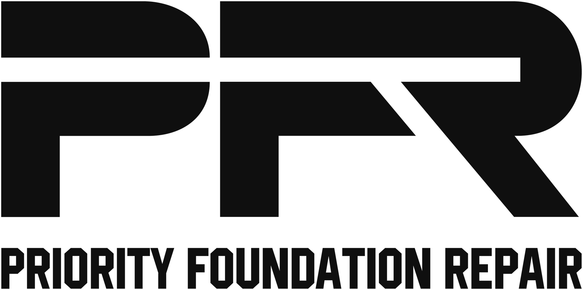 PFR Priority Foundation Repair Logo