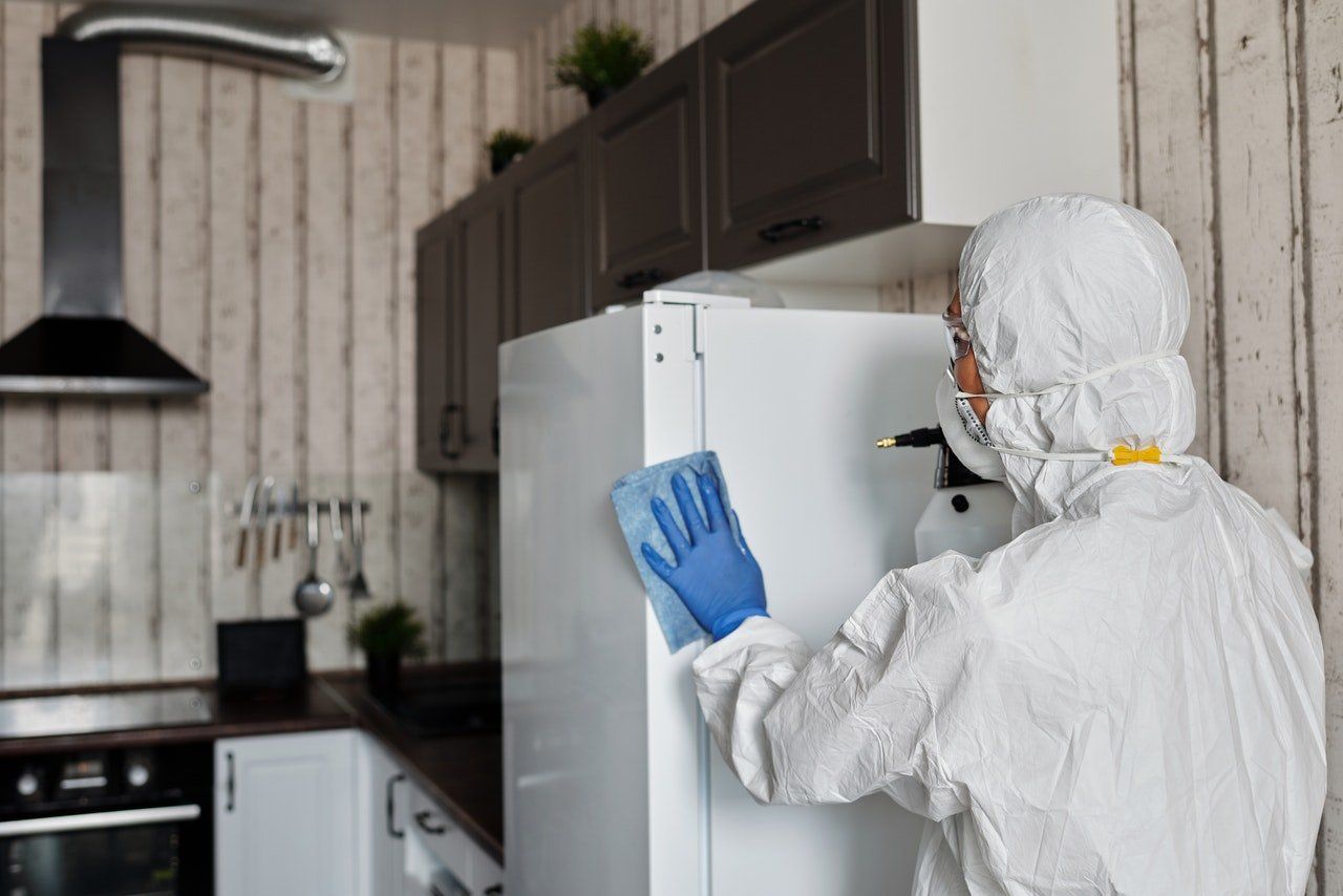 cleaning home