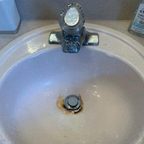 dirty sink