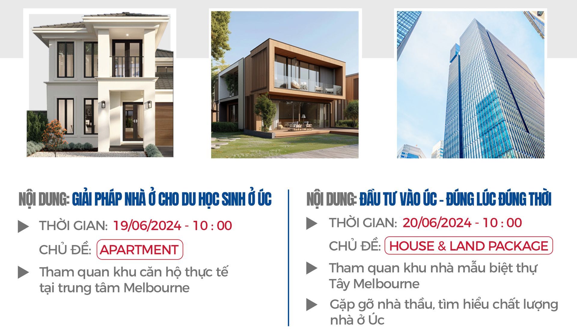 Hội thảo Giải pháp Đầu tư Nhà ở Úc