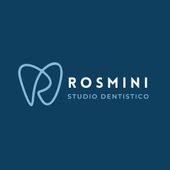 Logo circolare blu con icona di un dente bianco e la scritta 