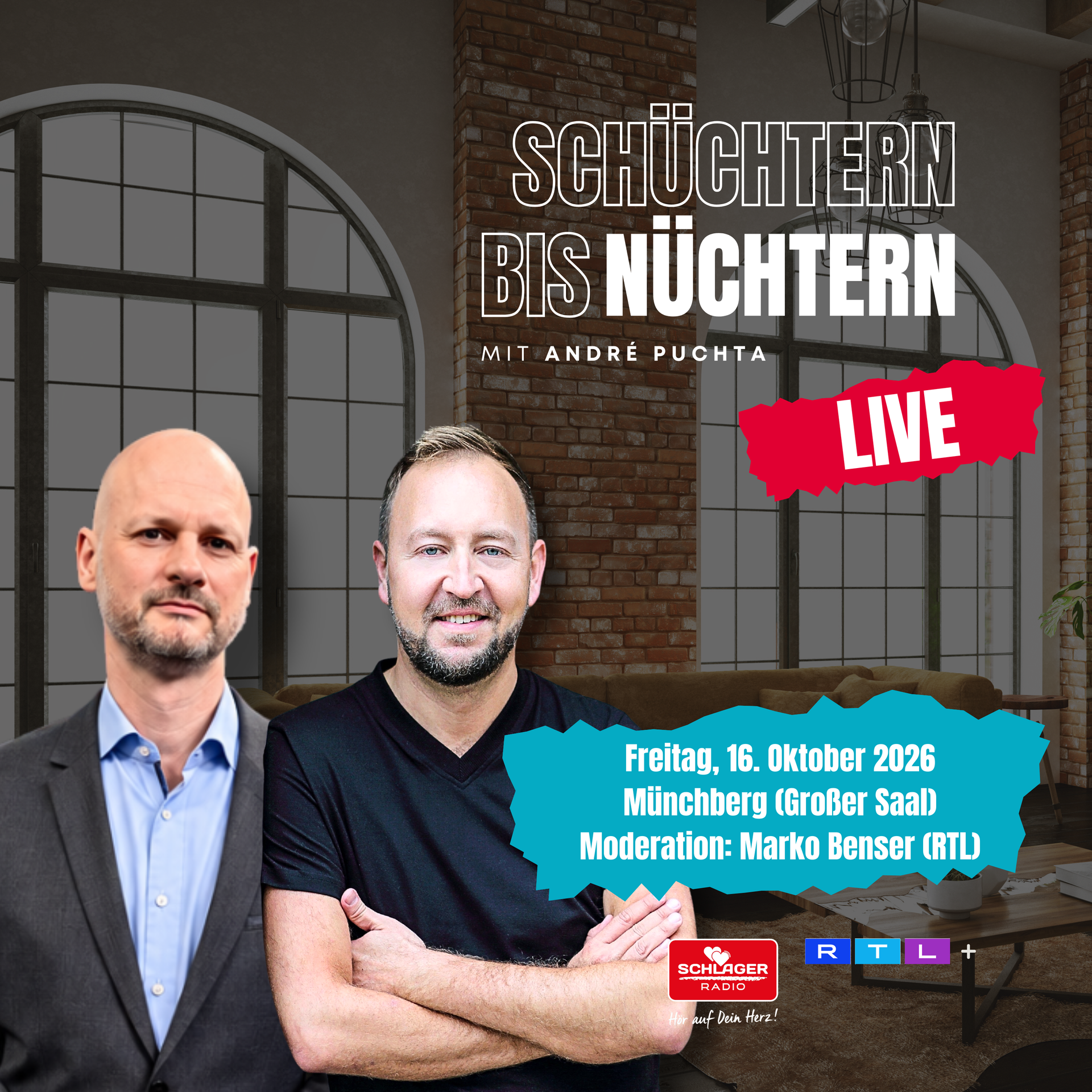 Das Bild zeigt das Cover einer Podcast-Folge von André Puchta.