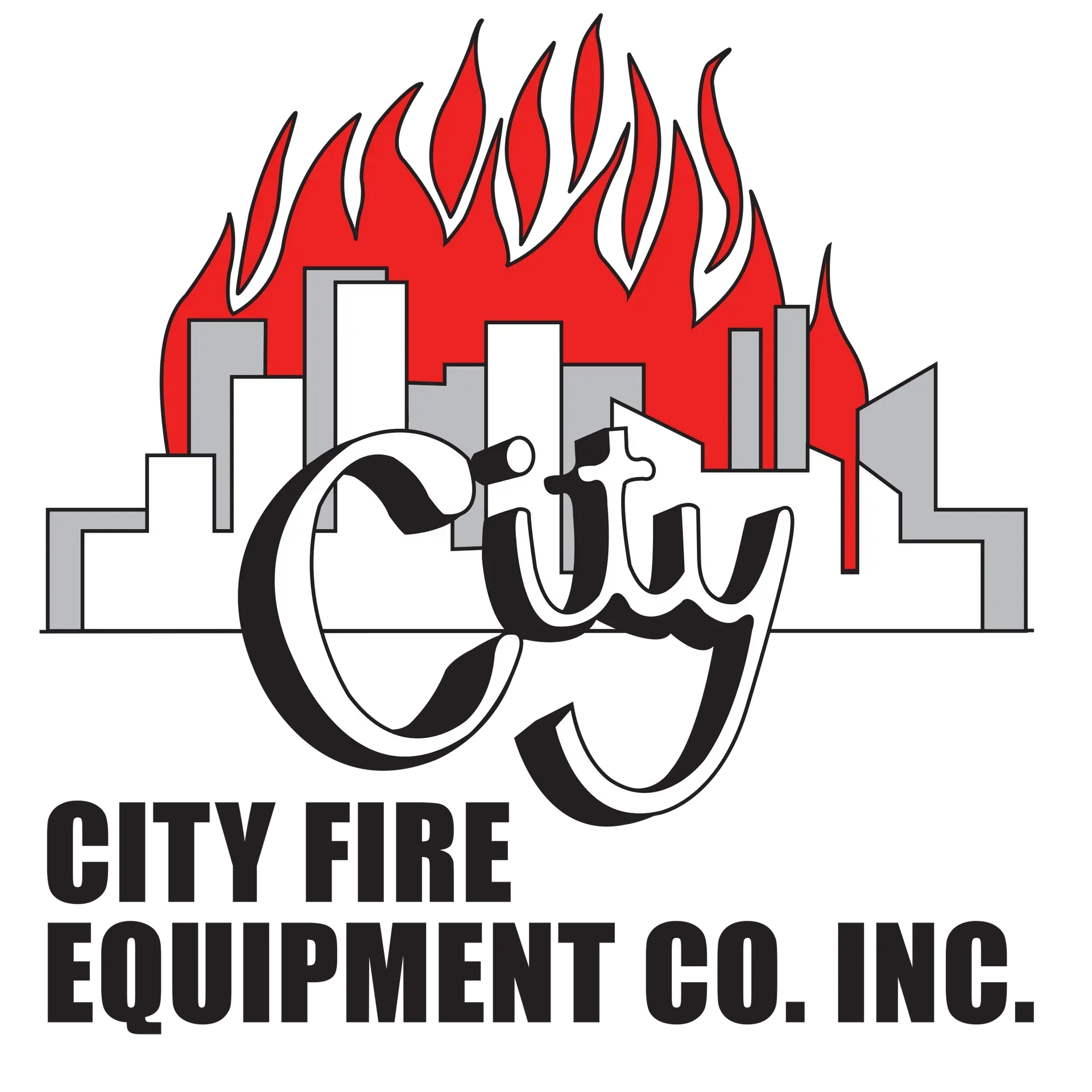 Logo for City Fire Equipment Co. Inc., with
