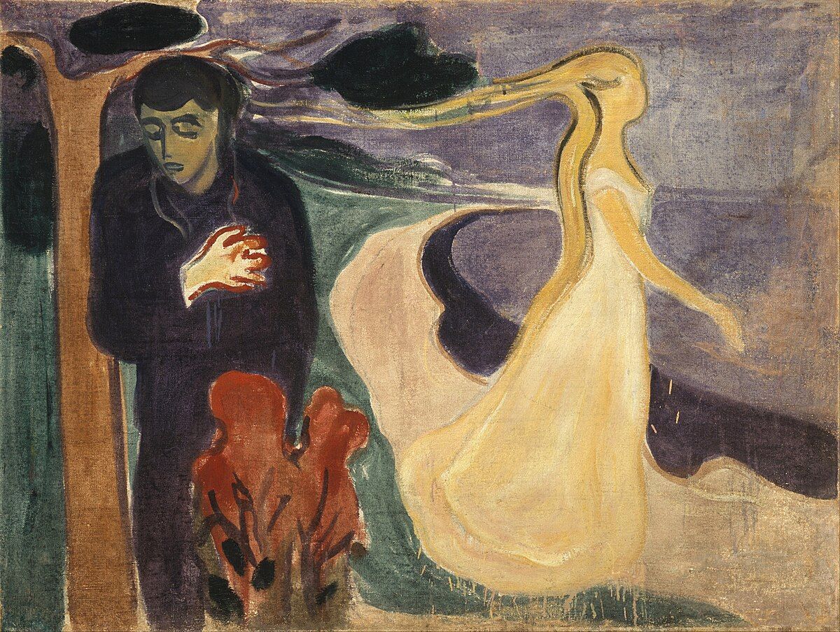 “Separazione di Munch – simbolo dell’ambivalenza affettiva in psicoanalisi”