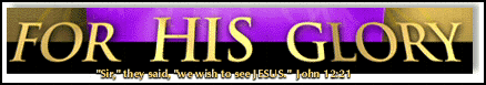 For His Glory logo