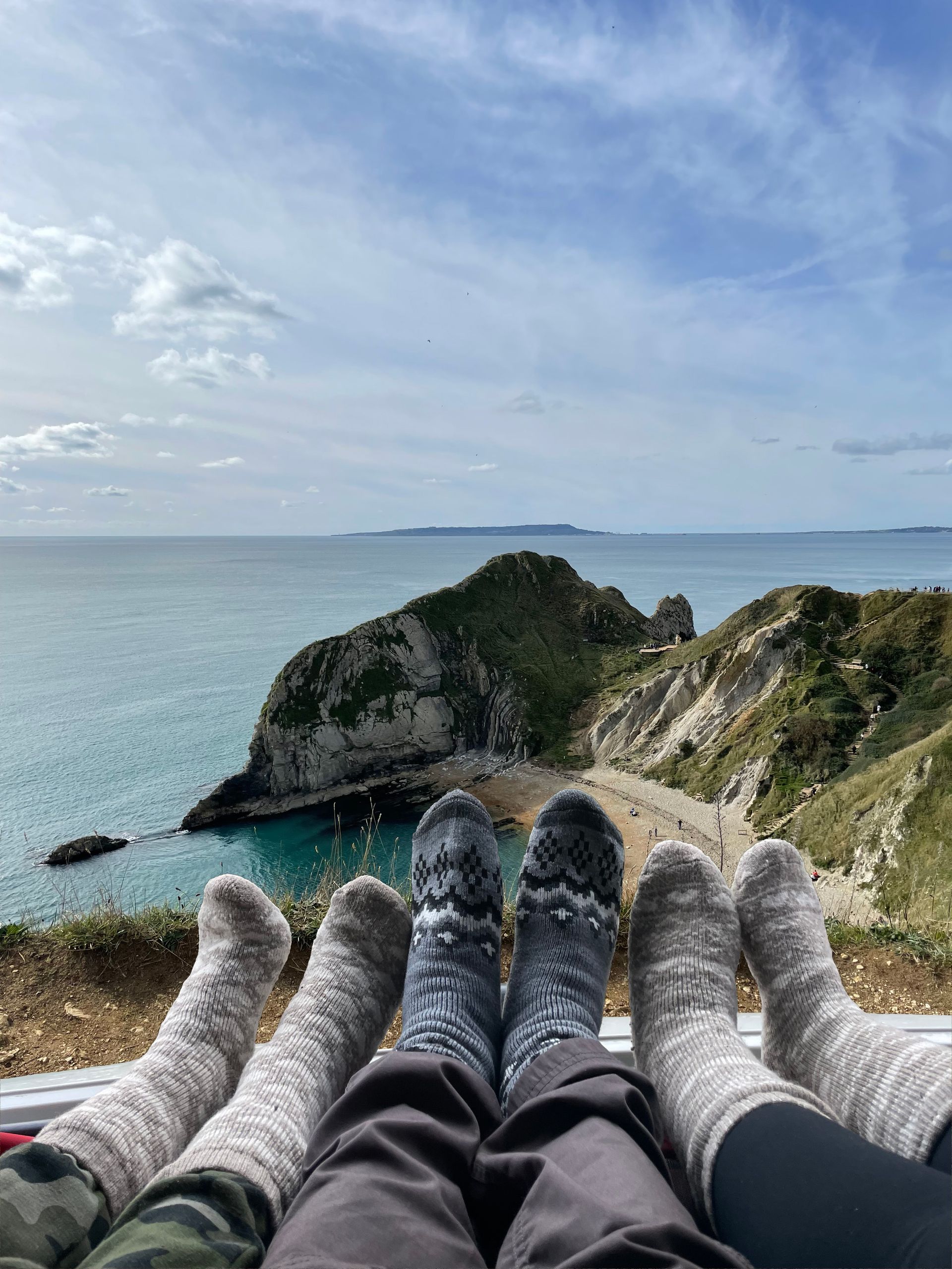Campervan holiday in Dorset. 