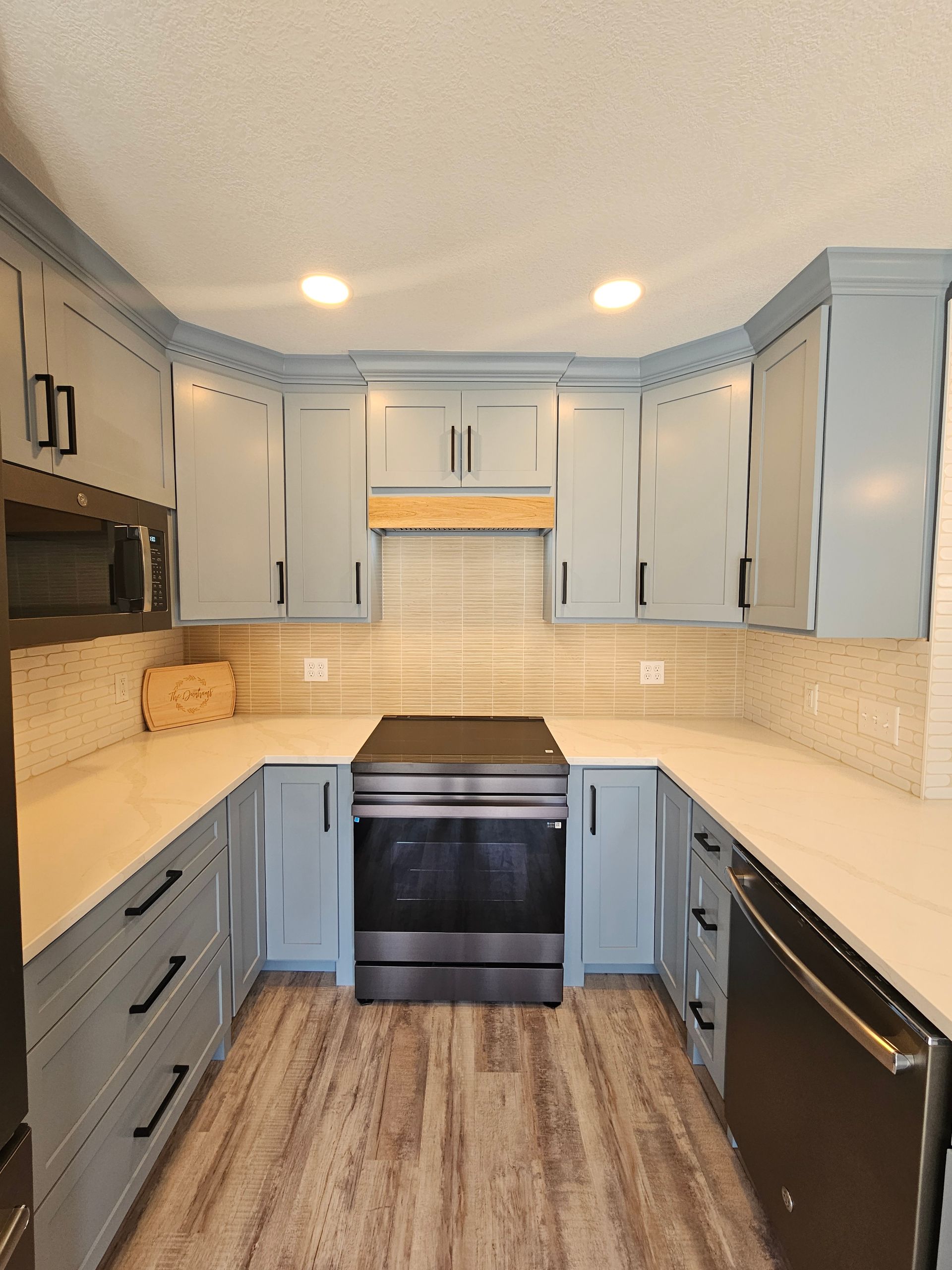 Ceiling tall cabinets  remodeled kitchen in Jackson County
