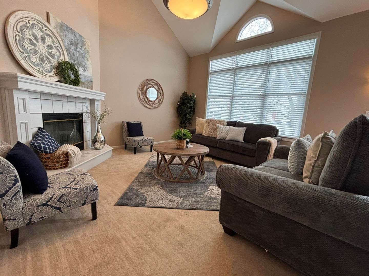 Beautiful remodel living room in Blue Springs Missouri