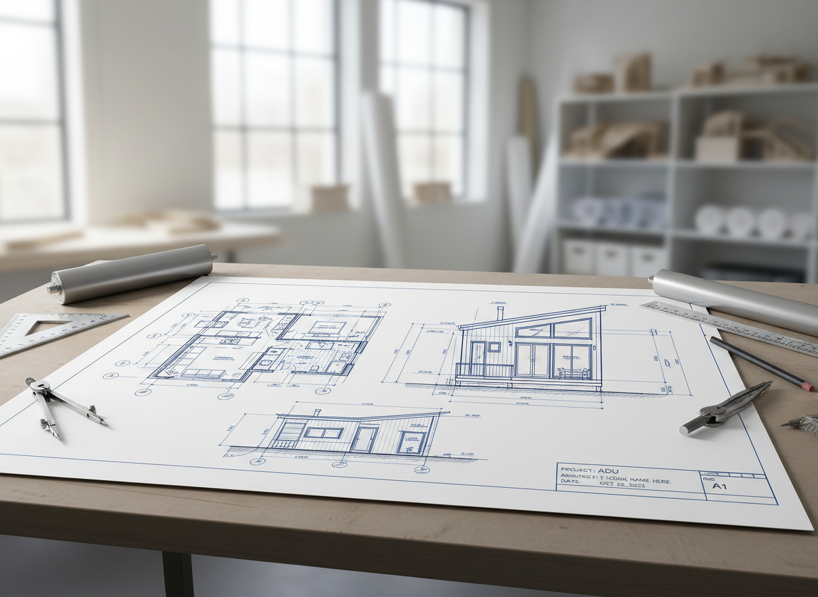 ADU Accessory Dwelling Units custom design scheme Untility connection Waldo Homes Blue Springs Shawnee Kansas