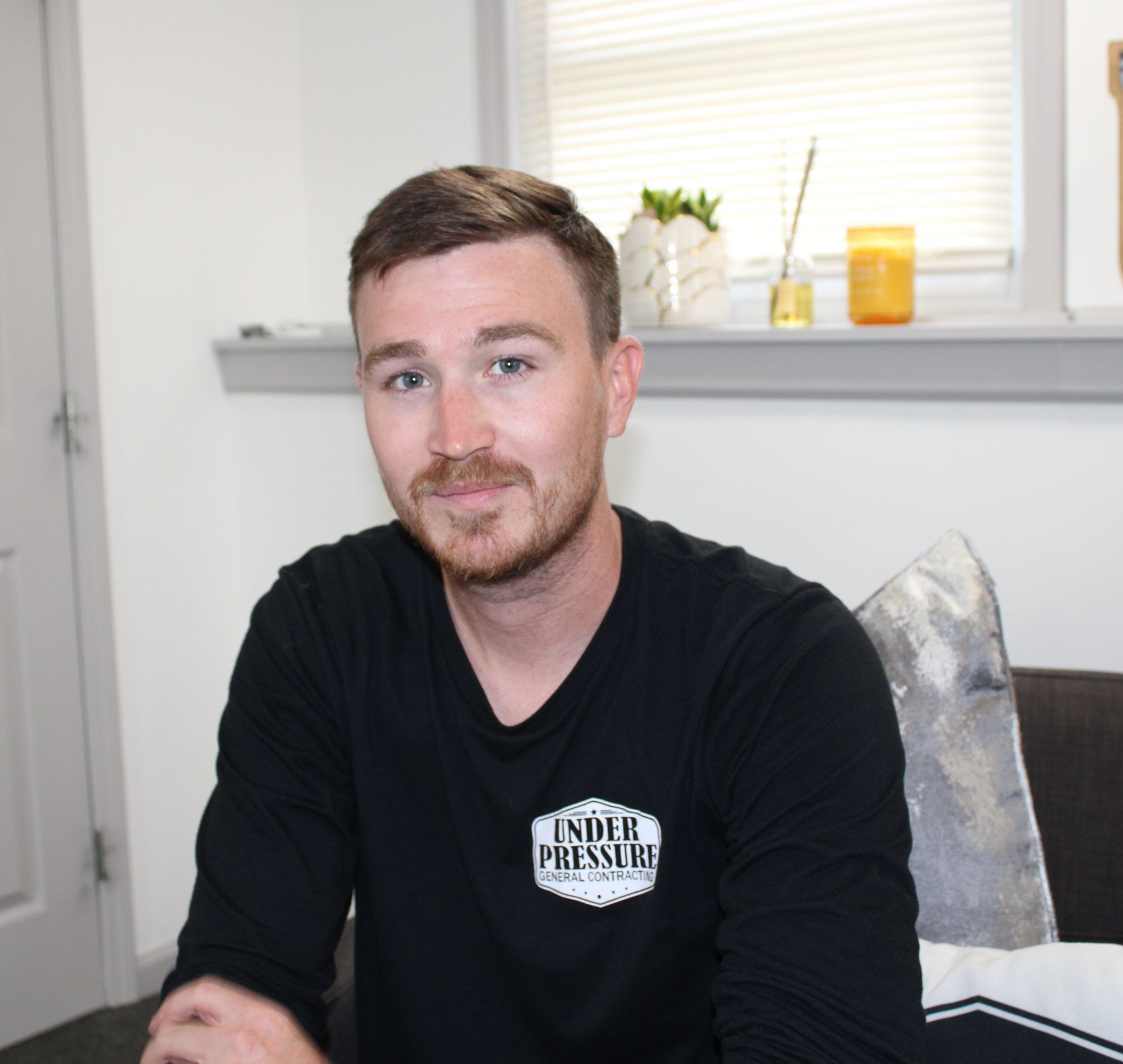Kyle Howard, project manager for under pressure