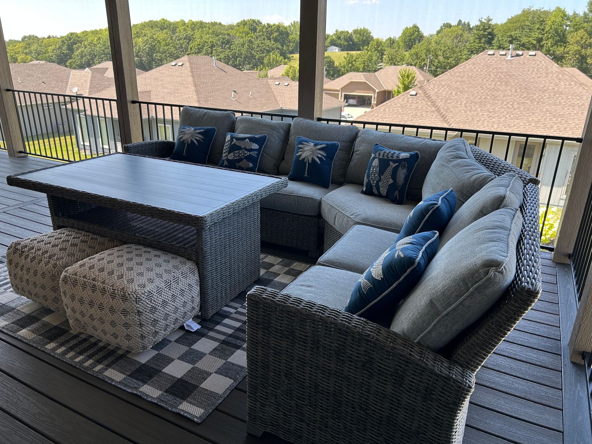 Nice outdoor seating in Parkville Missouri