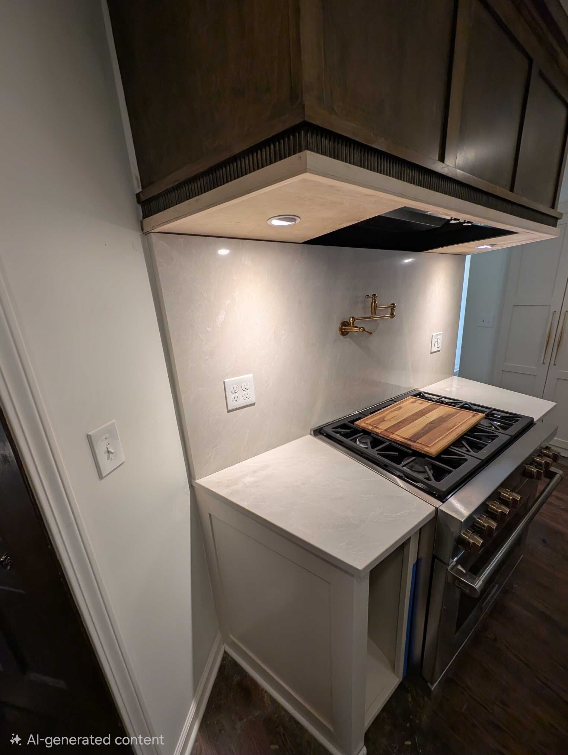 Granite slab Backsplash Overland Park Kansas