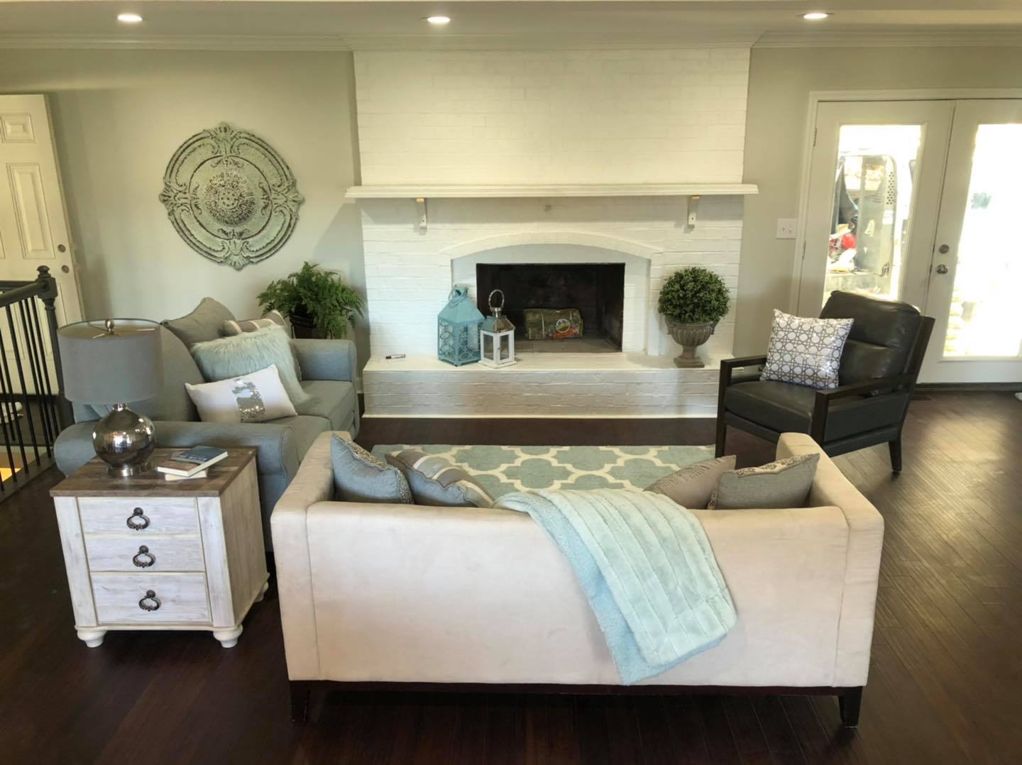 modern staged home in kansas city metro area