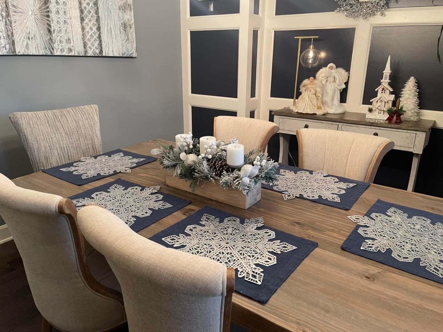 Elegant dining area setup in Mission Hills.