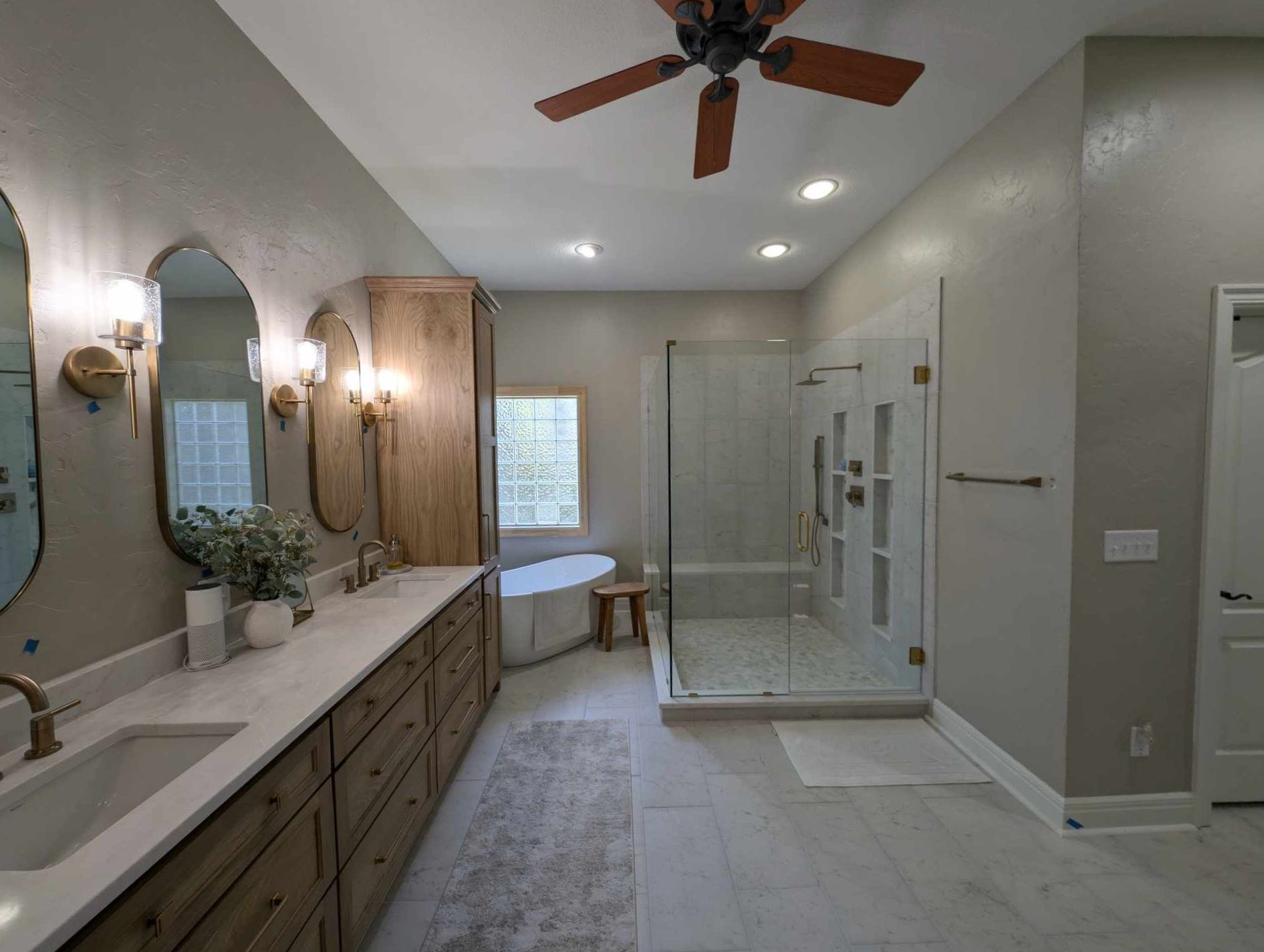 liberty primary bathroom remodeled by under pressure