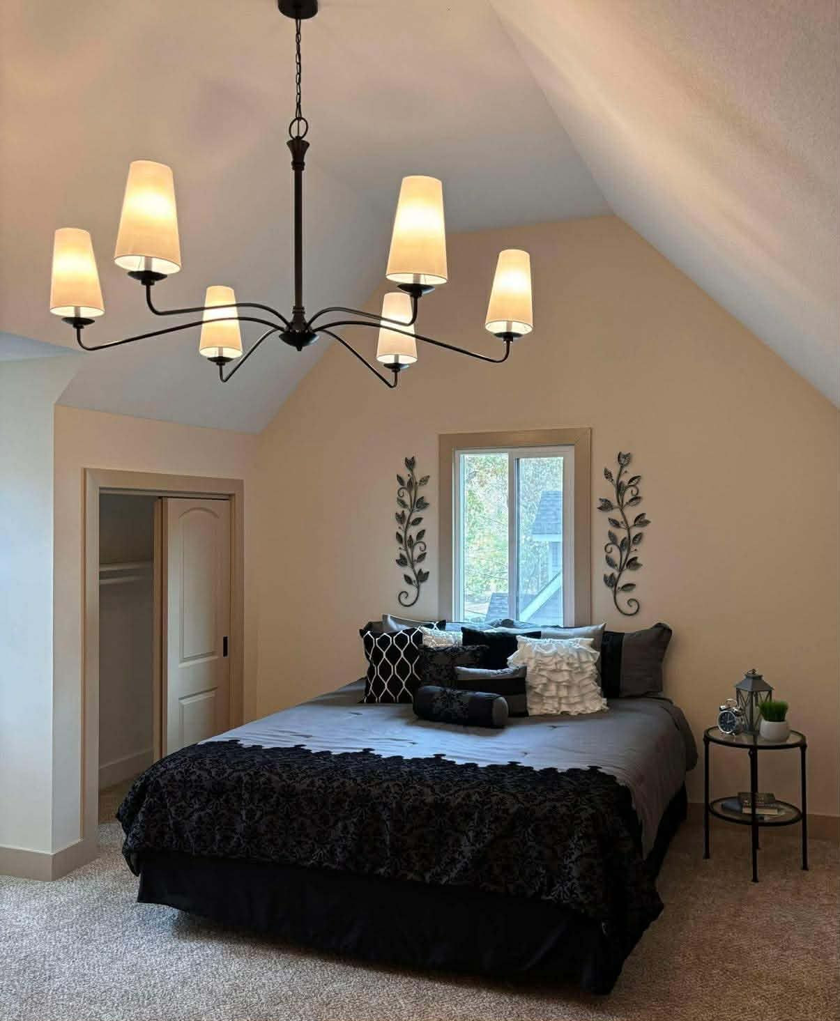 Large overhead master bathroom chandelier Liberty Mo