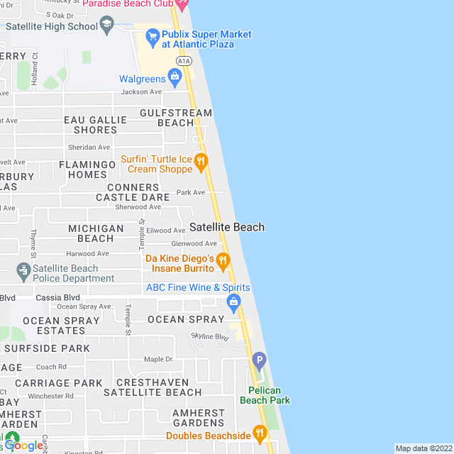 Map of business location