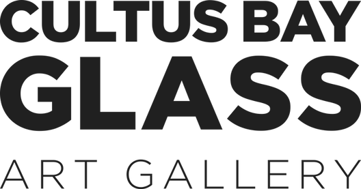Cultus Bay Glass Art Gallery logo: Bold, black text on white background.
