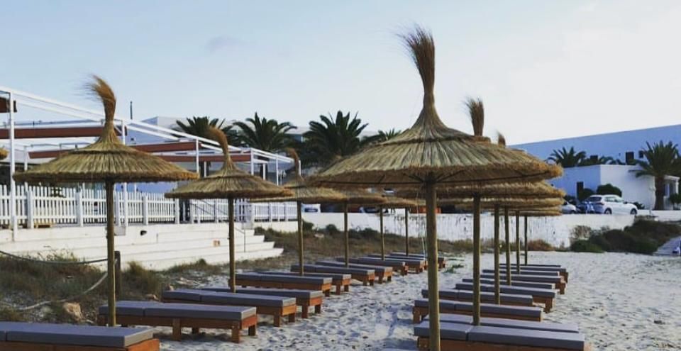 ibiza parasols voor op het terras of strand