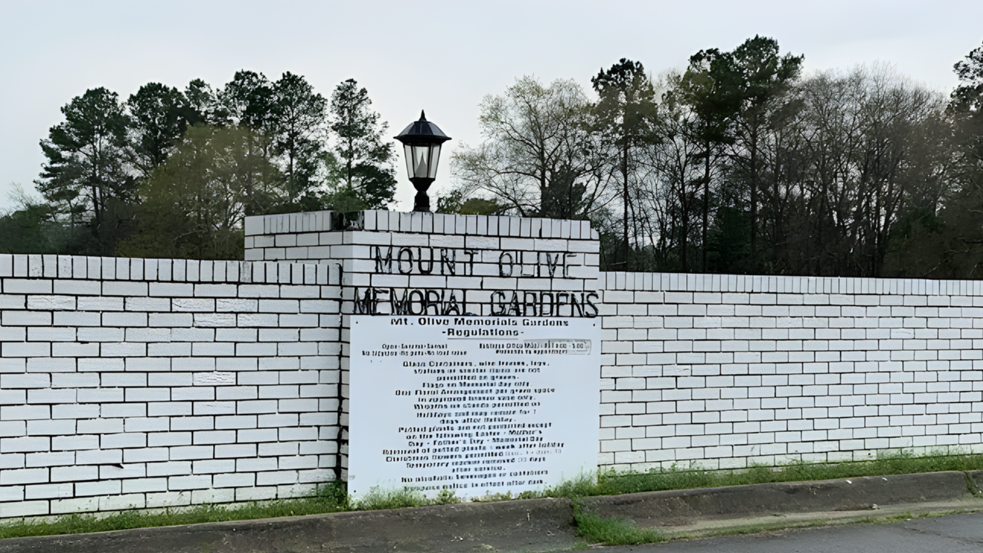 White brick wall with 