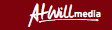 The white logo 