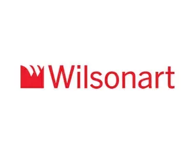 The wilsonart logo is red and white on a white background.