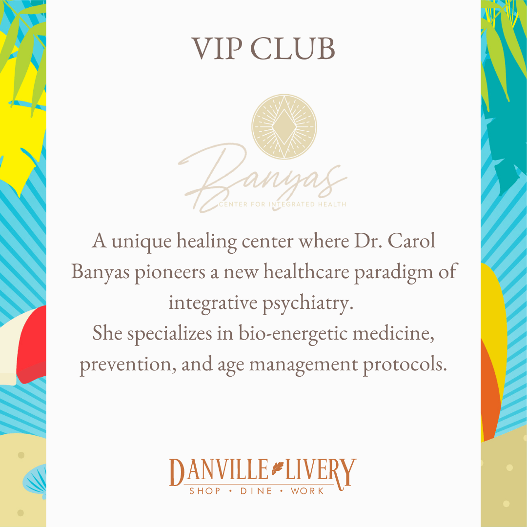 A unique healing center where dr. carol banyas pioneers a new healthcare paradigm of integrative psychiatry.