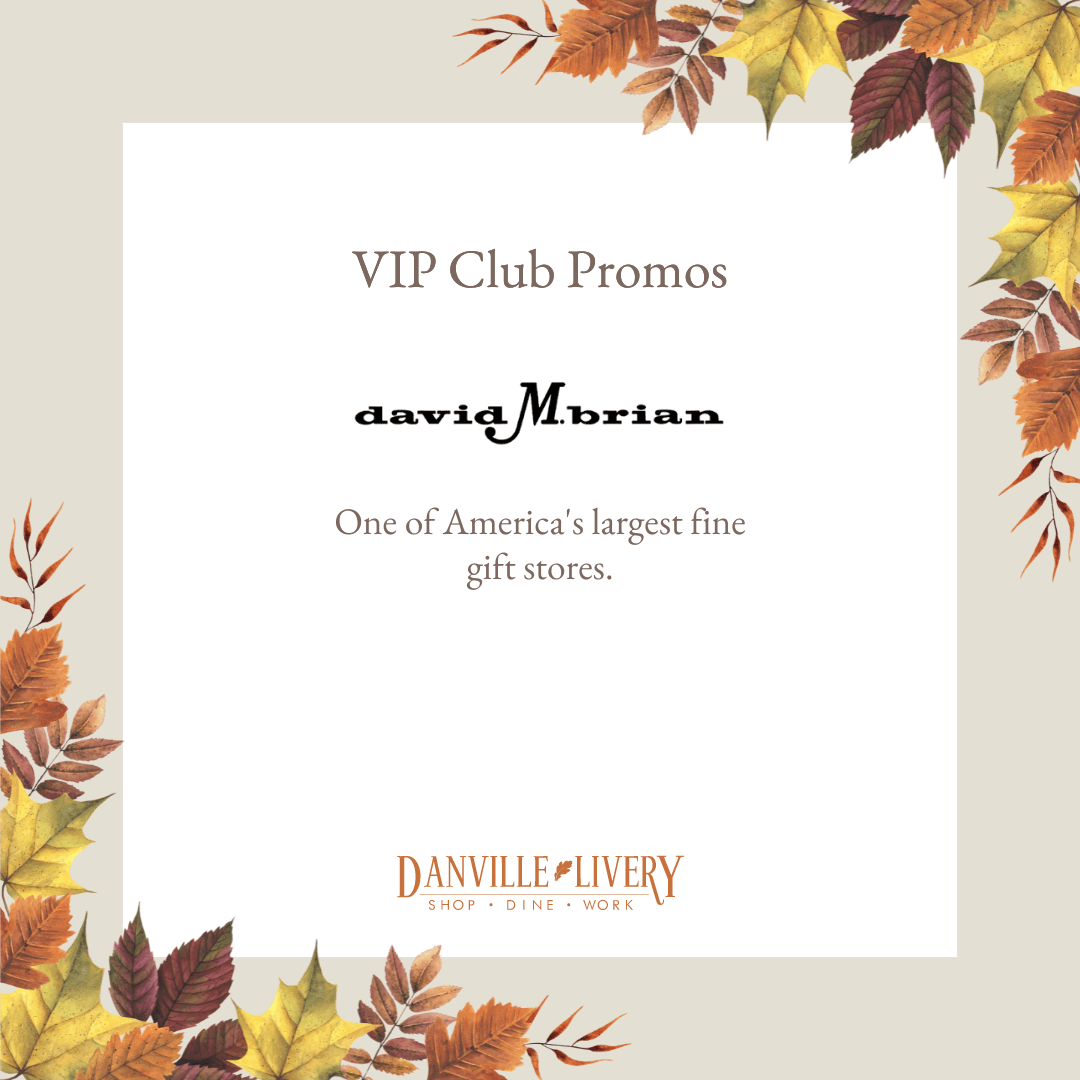A poster for vip club promos with autumn leaves around it