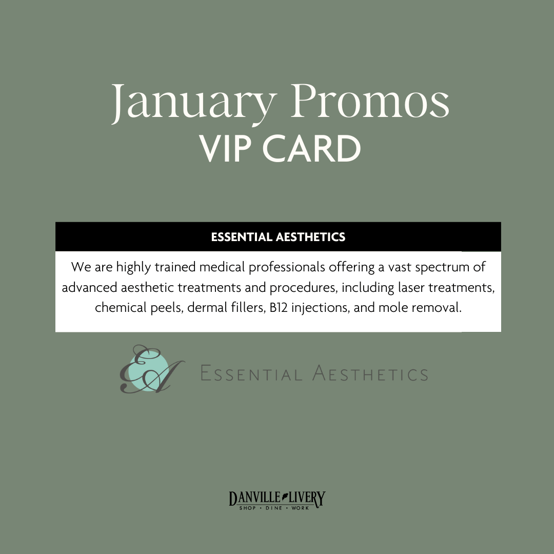 A january promos vip card for essential aesthetics