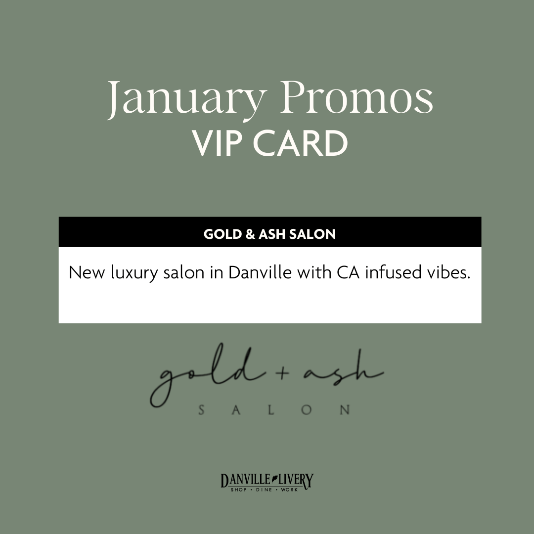 A january promos vip card for gold and ash salon