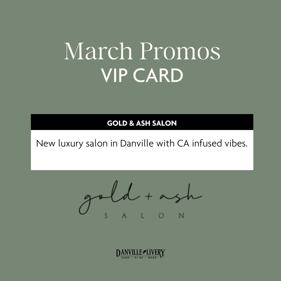 A march promos vip card for gold and ash salon
