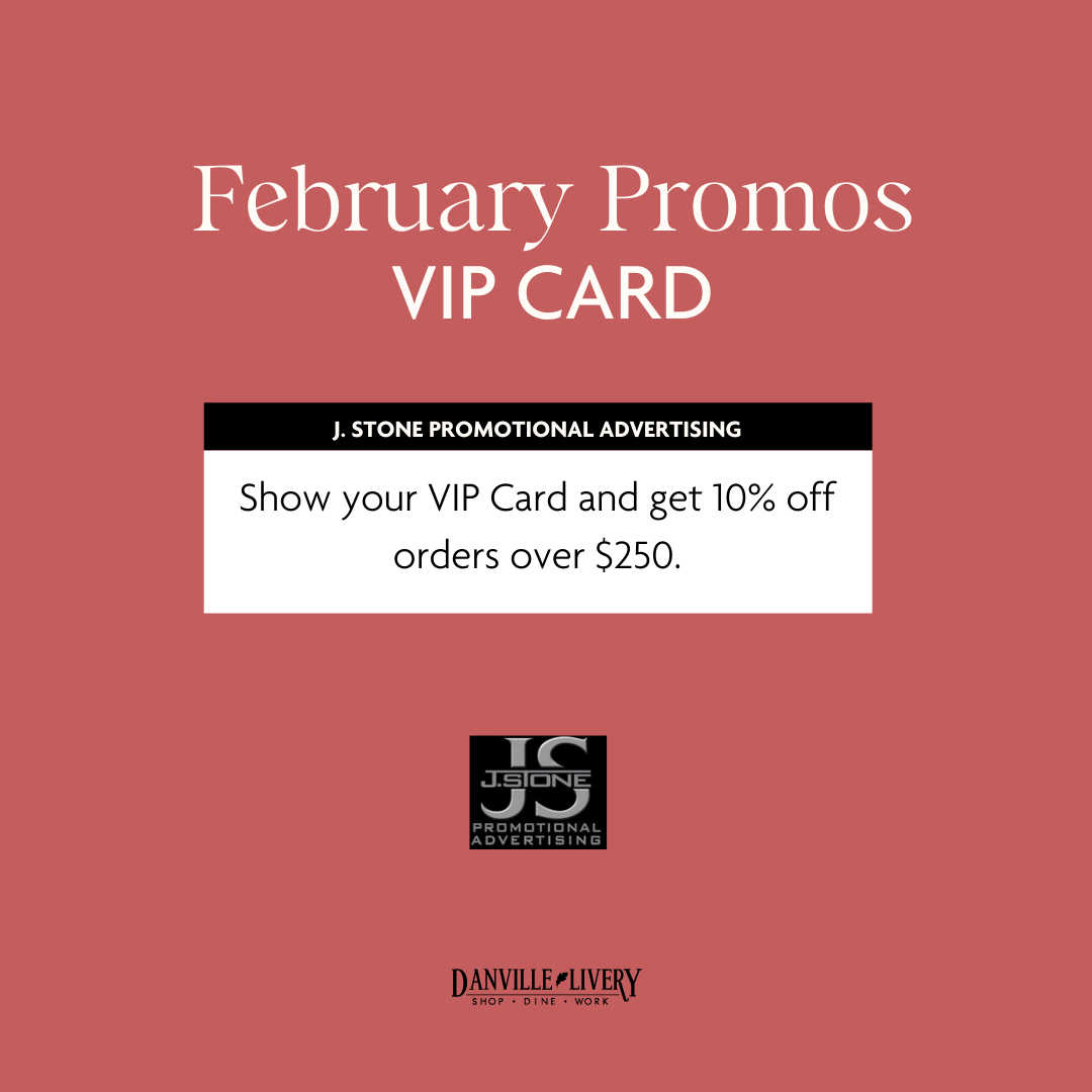 February promos vip card show your vip card and get 10 % off orders over $ 250