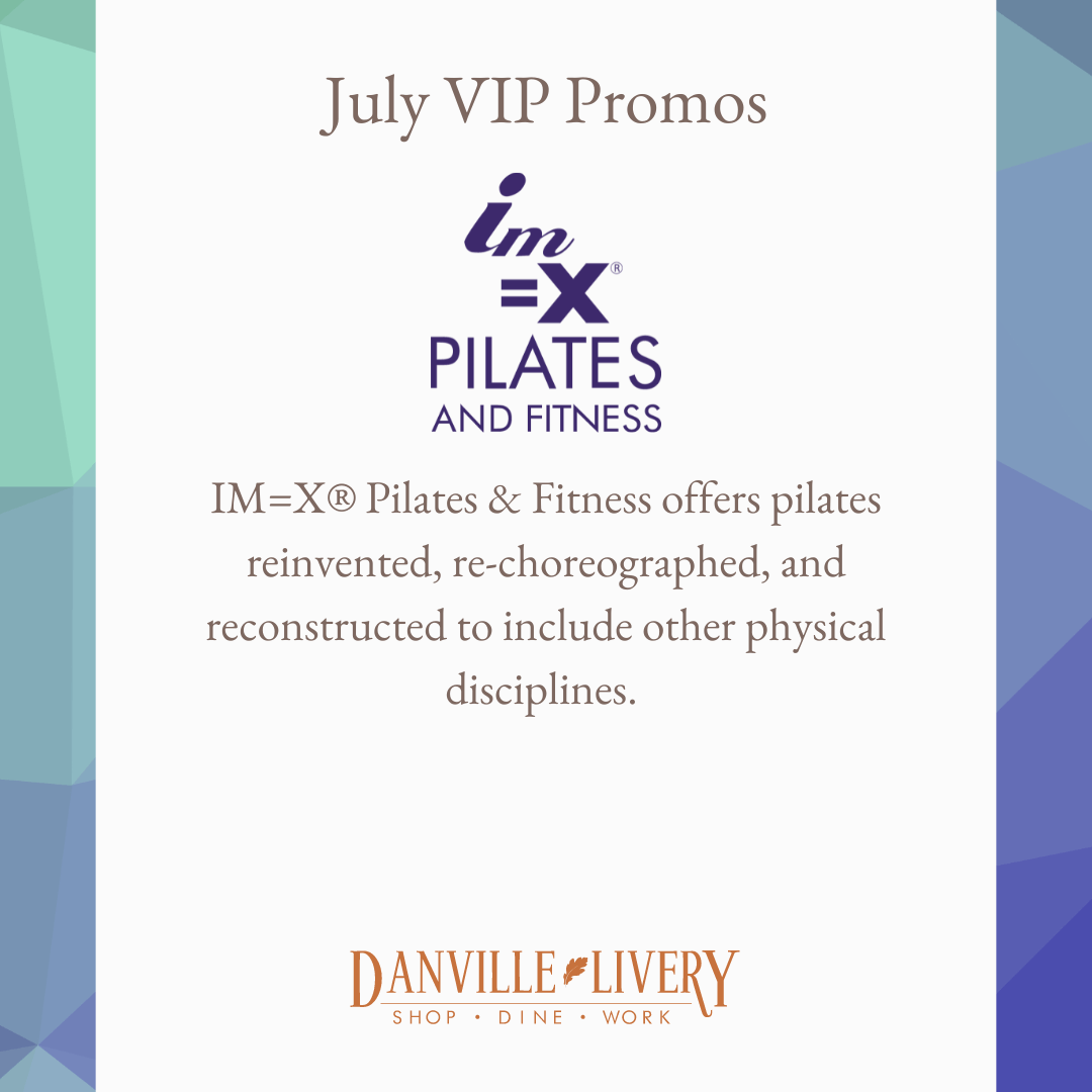 A july vip promo for im x pilates and fitness