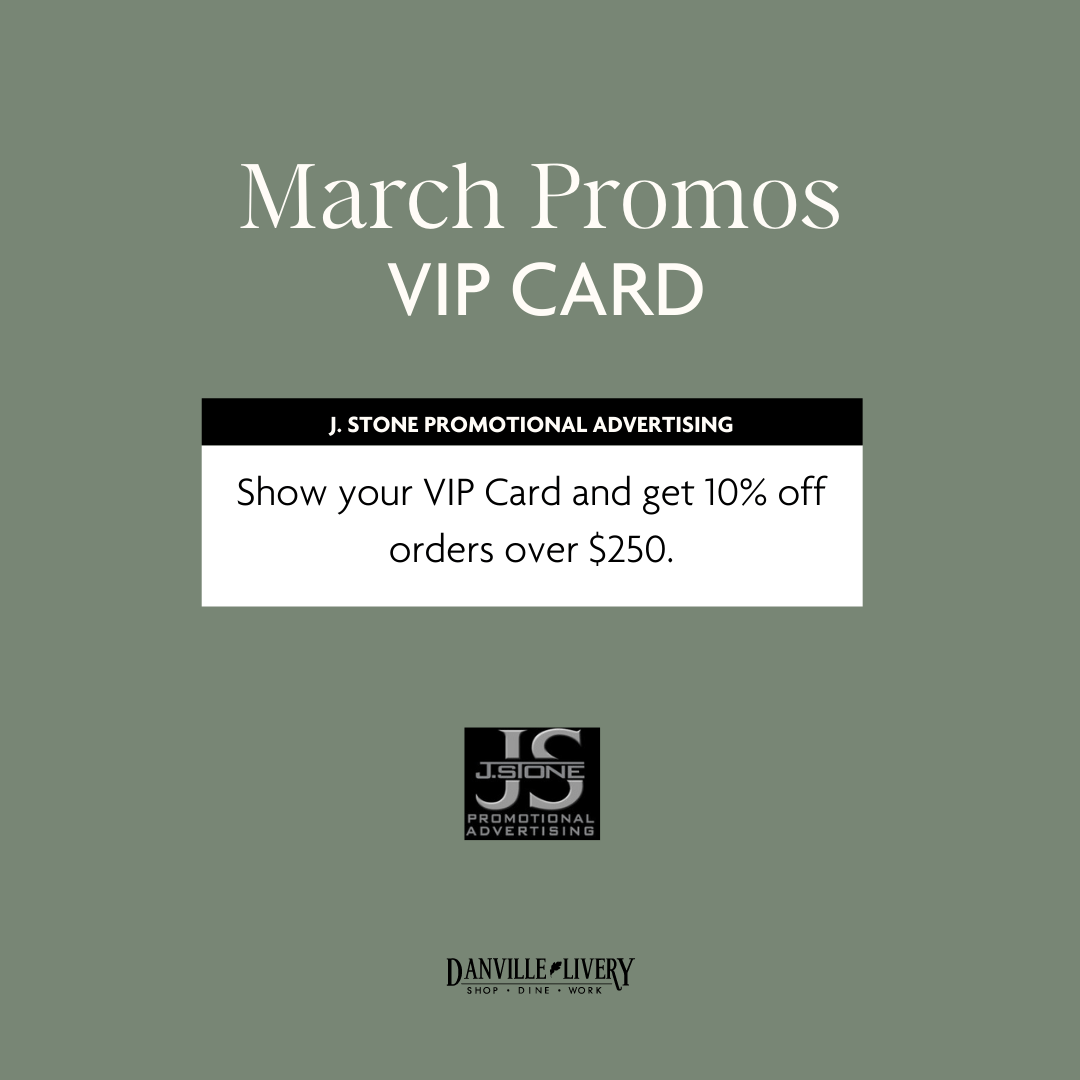 March promos vip card show your vip card and get 10 % off orders over $ 250