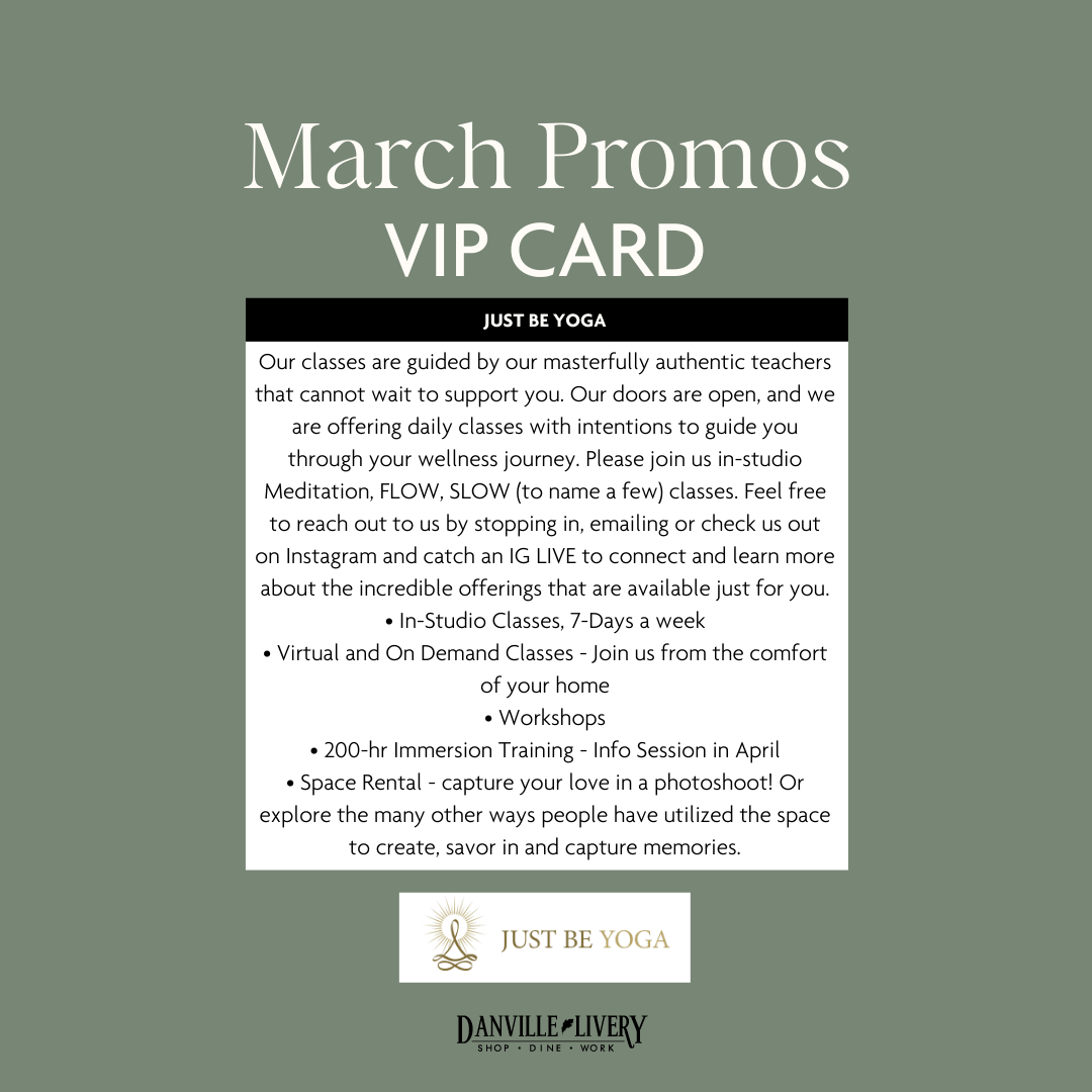 A march promos vip card is on a green background.