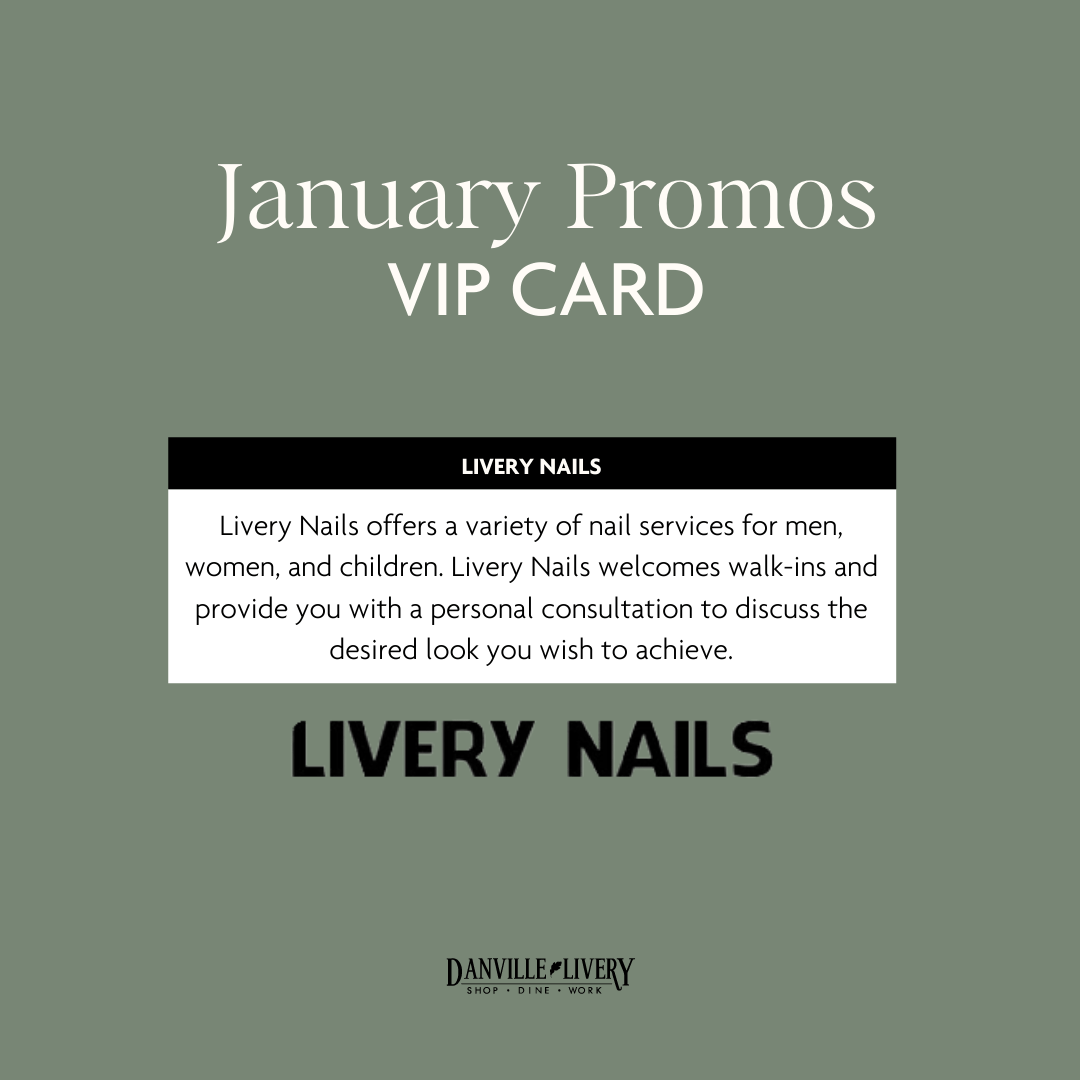 A january promos vip card for livery nails