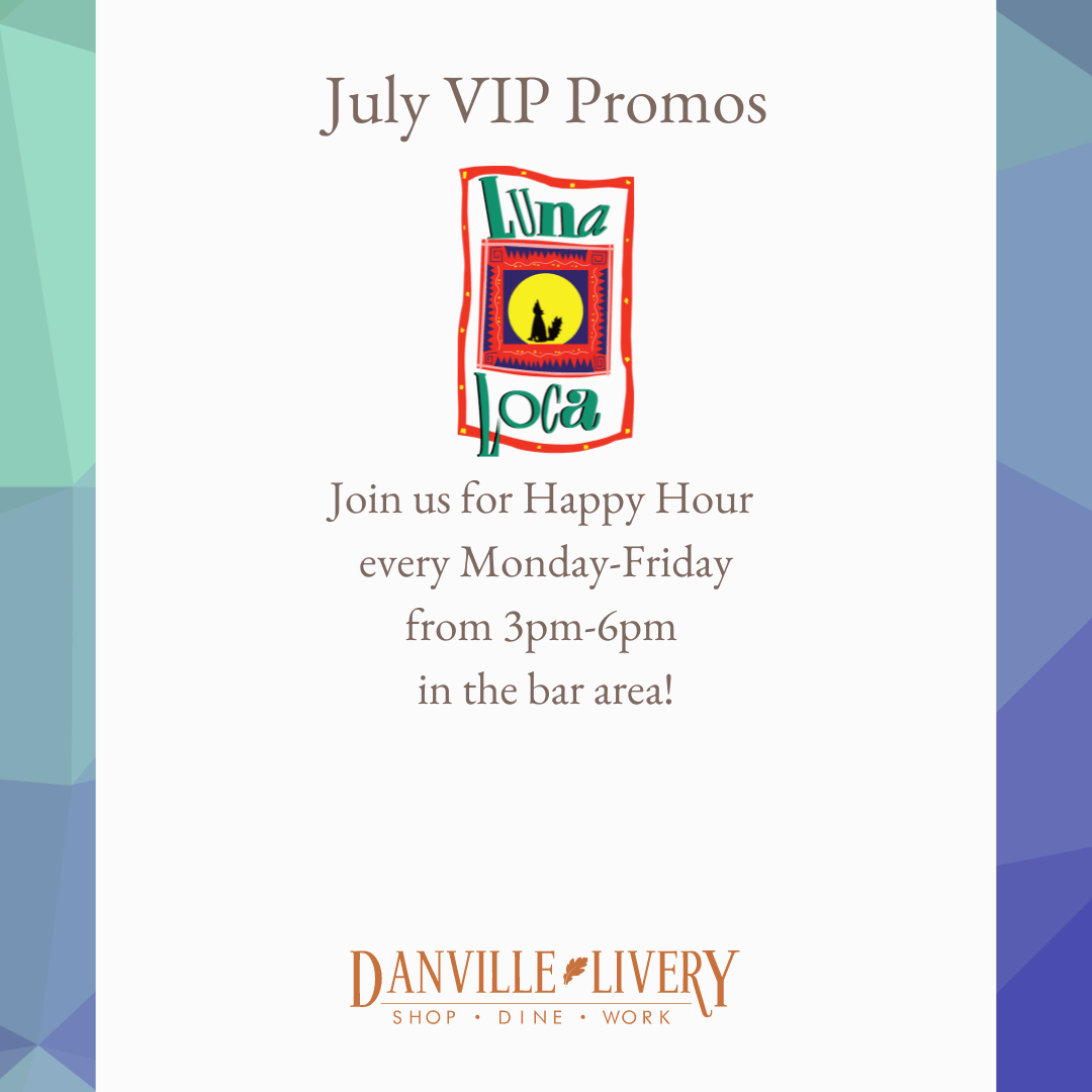 A poster that says july vip promos on it