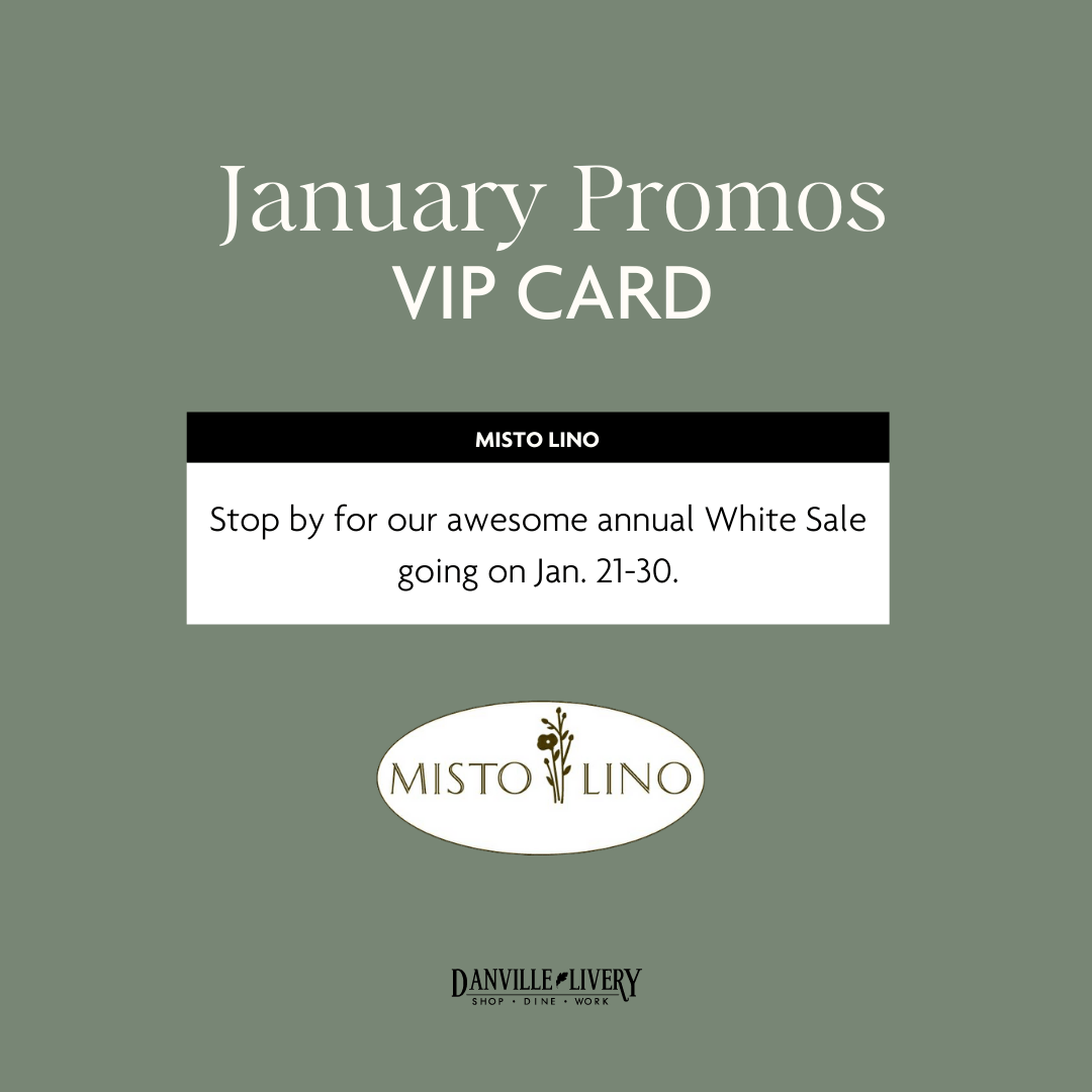 A january promos vip card for misto lino